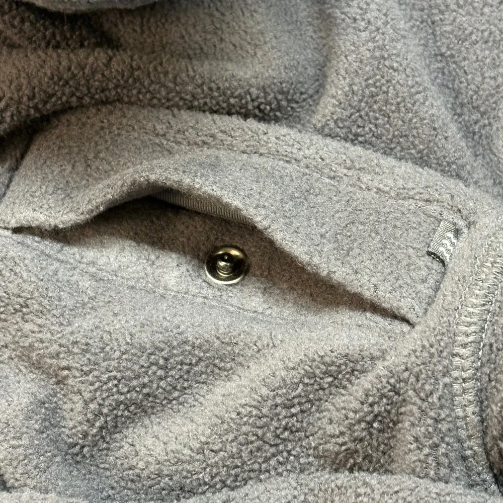 Free Fly Mens Bamboo Fleece‎ Snap Neck Pullover Charcoal Gray XL Performance XL